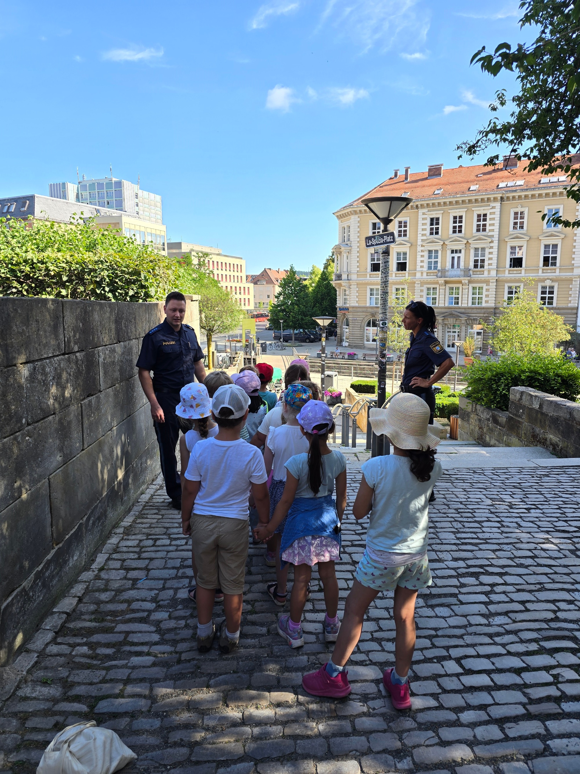Schulwegtraining der Vorschulkinder