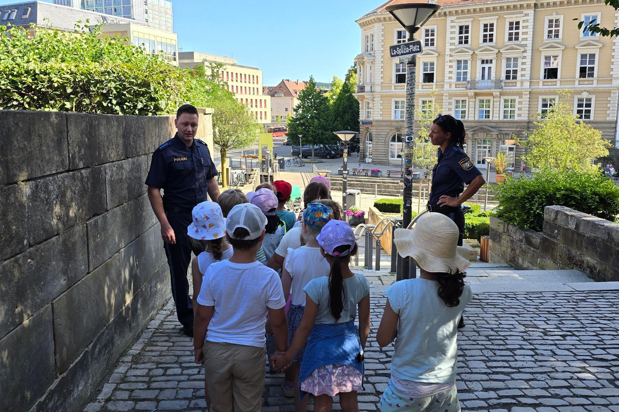 Schulwegtraining der Vorschulkinder