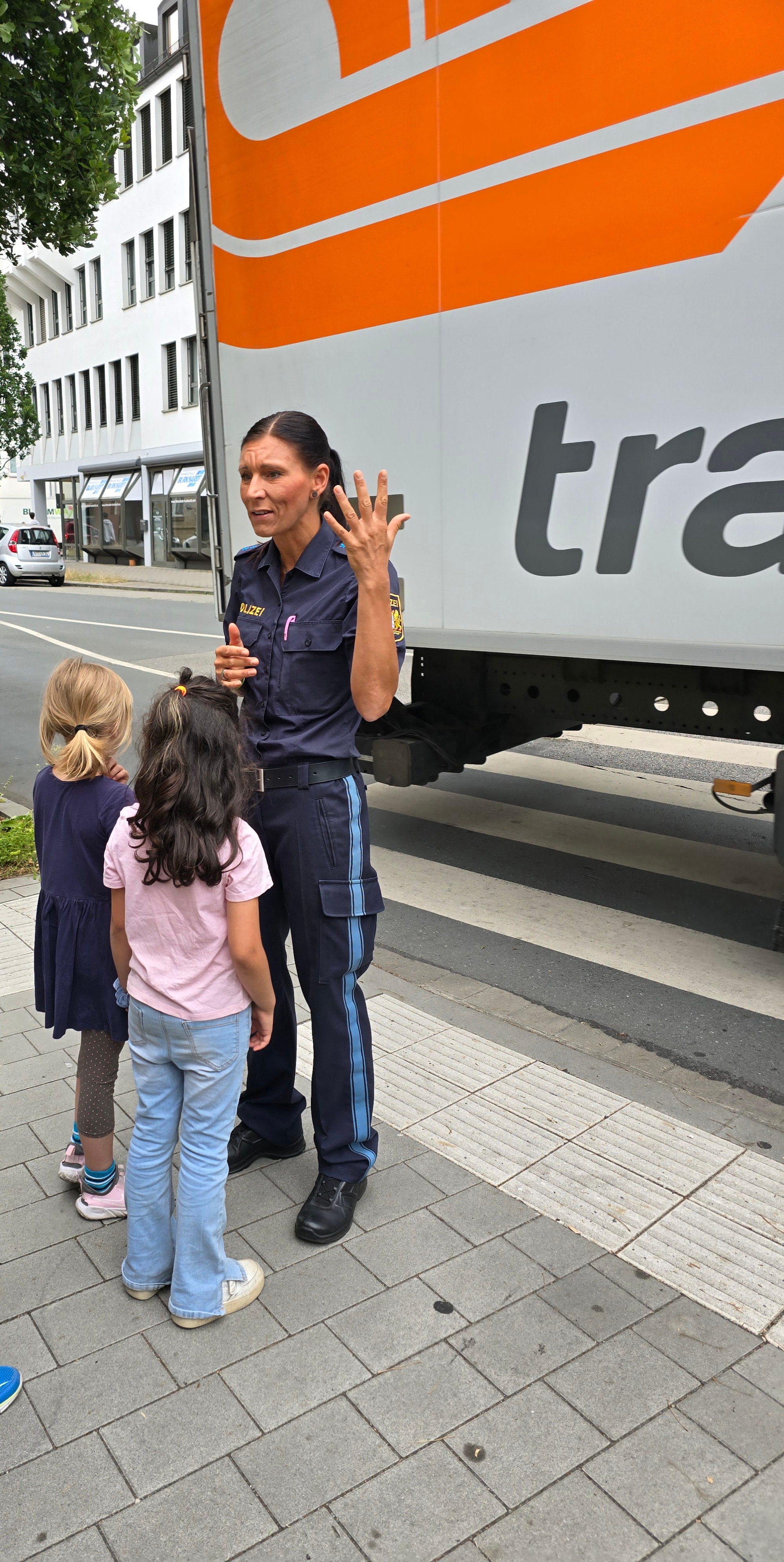 Schulwegtraining der Vorschulkinder